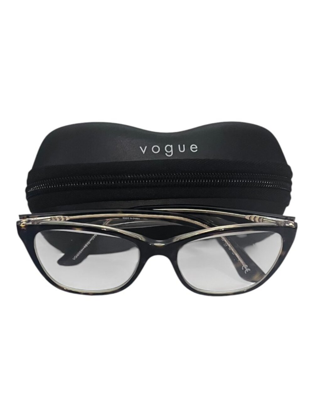 Vogue VO2961 1916 Women's Eyeglass Frames Brown Tortoise 53-17-135 With Case